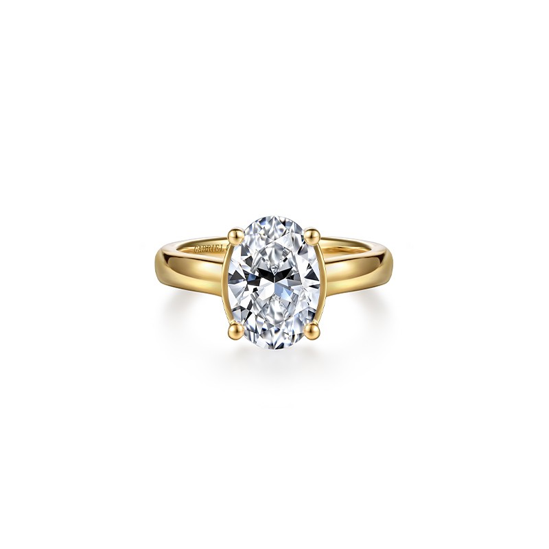 14K Yellow Gold  Bujukan Engagement Ring Mounting