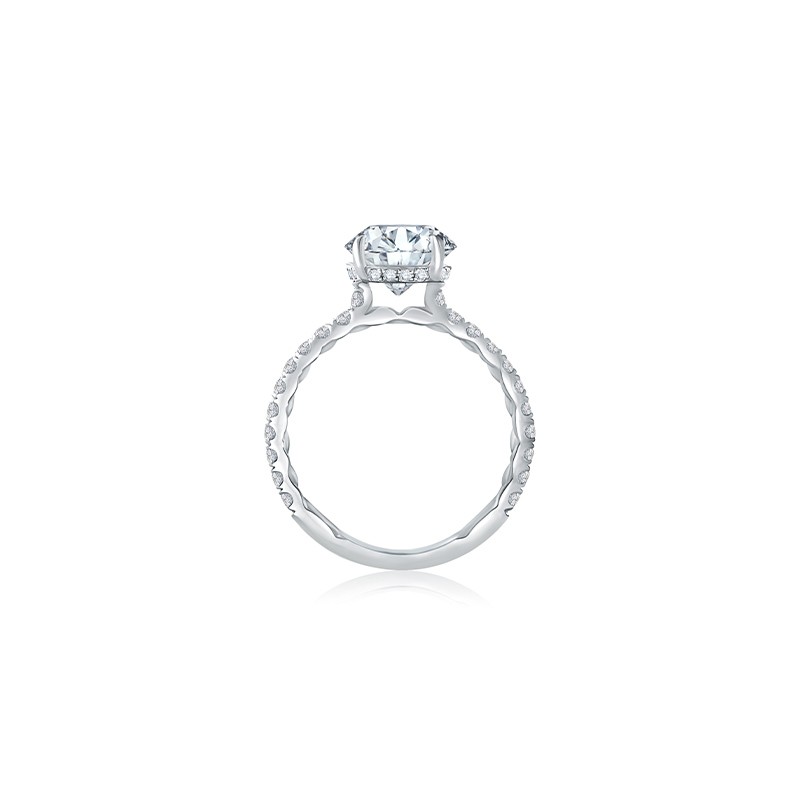 Round Solitaire Diamond Engagement Mounting