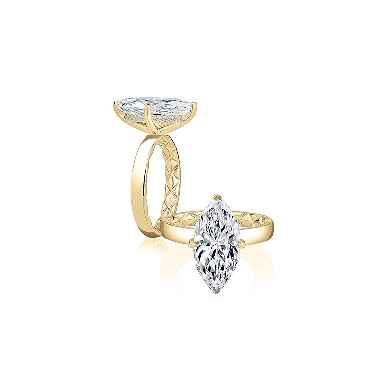 Marquise Diamond Engagement Ring Mounting