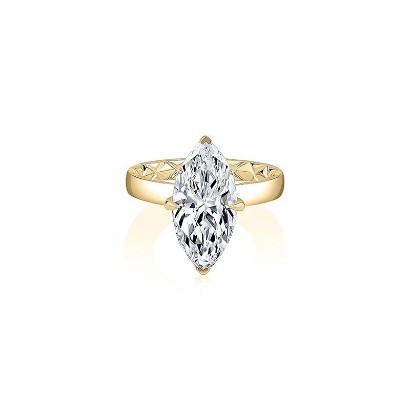 Marquise Diamond Engagement Ring Mounting