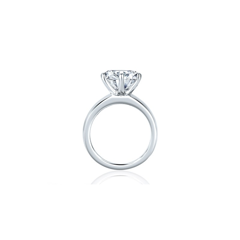 Round Cut Diamond Engagement Mounting
