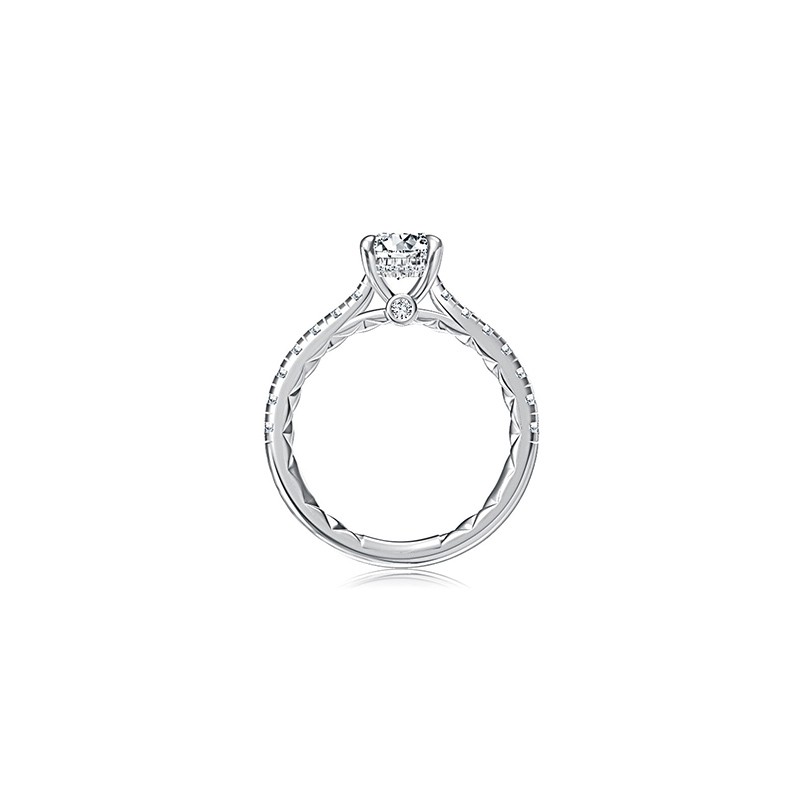 Oval Cut Diamond Engagement Ring Mounting