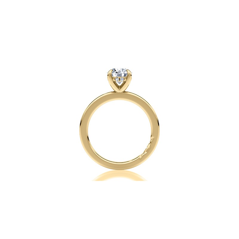 Solitaire Round Cut Diamond Engagement Ring Mounting