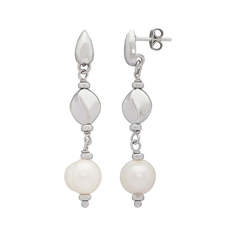 Pearl Beaded Drop Earrings