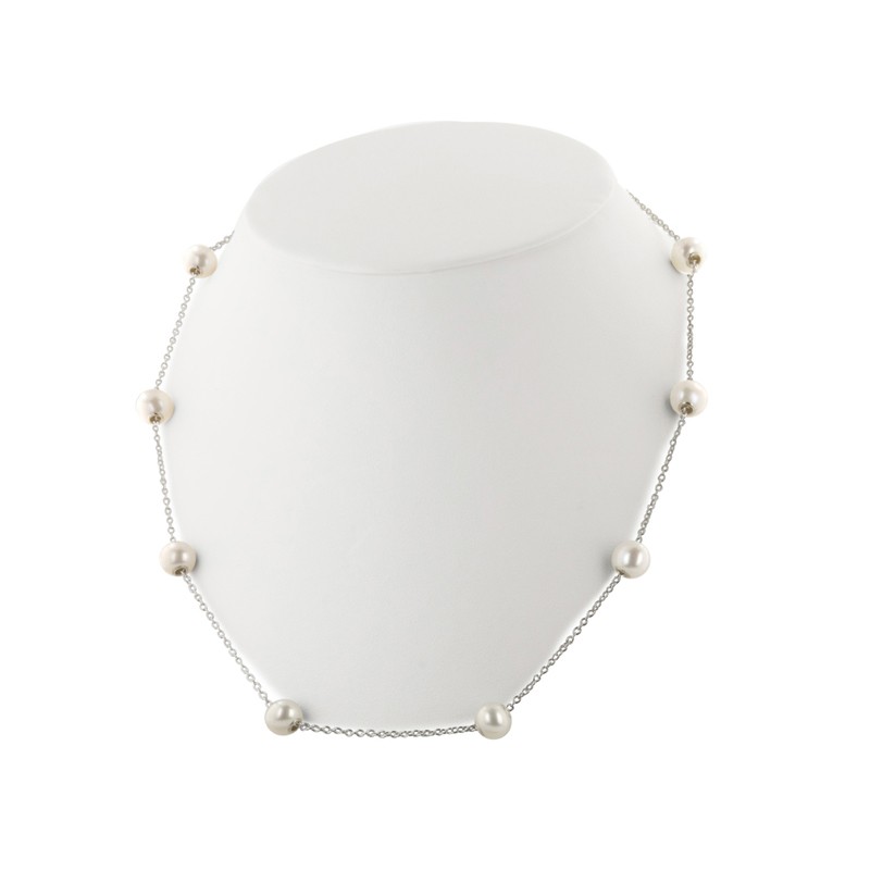 Sterling Silver Pearl Necklace