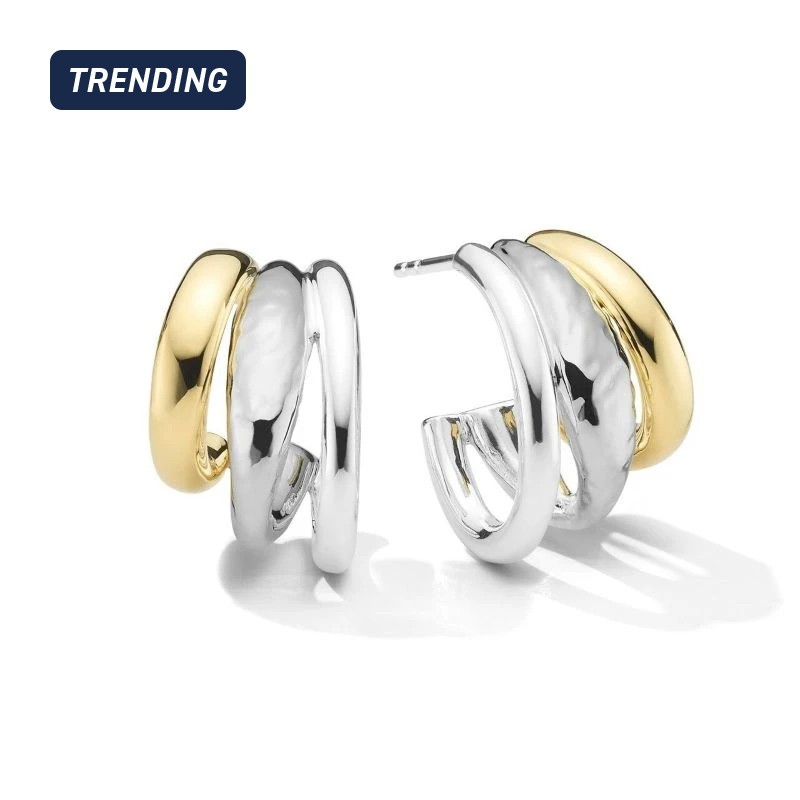 Multi Hoop Earring in Chimera