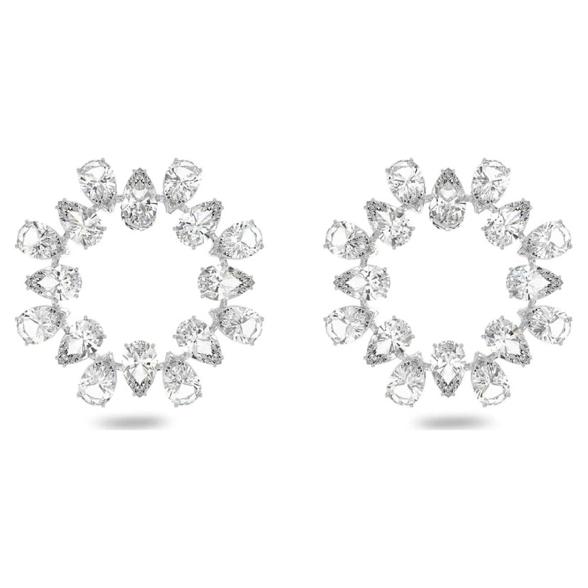 Millenia Crystal Large Open Front Facing Earrings