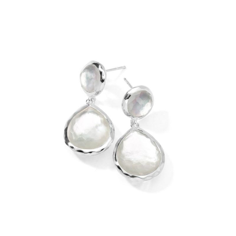 Sterling Silver Snowman Drop Earrings