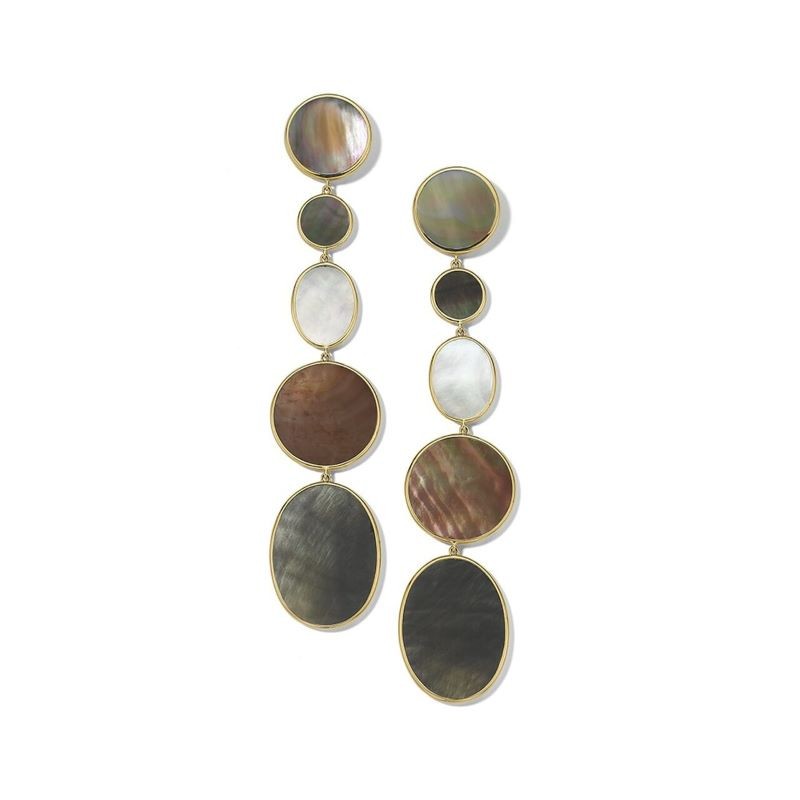 18k Yellow Gold Sabbia Extra Long Drop Earrings