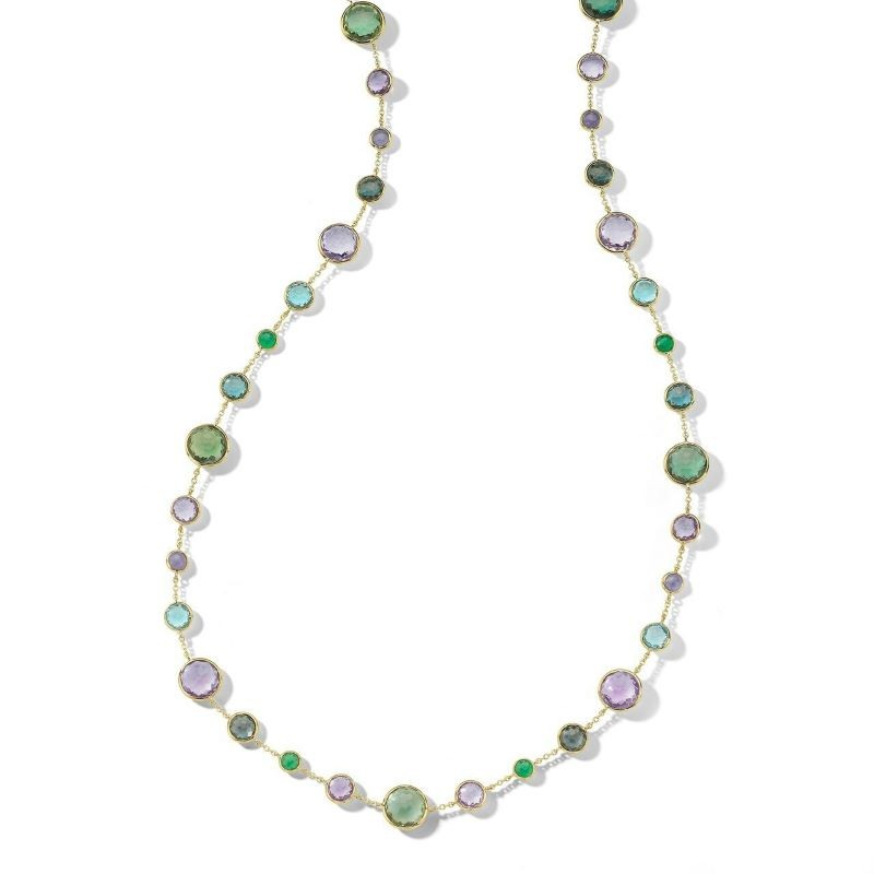 18k Yellow Gold Lollipop Lollitini Hologem Necklace