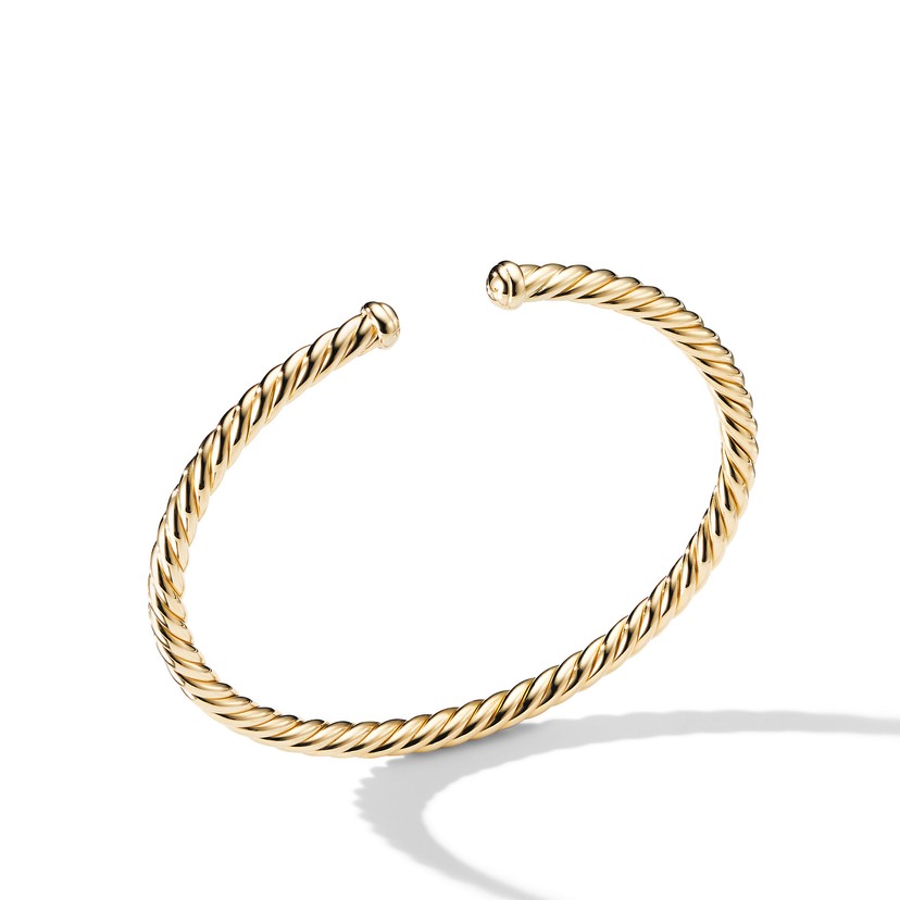 18k Yellow Gold Cable Bracelet