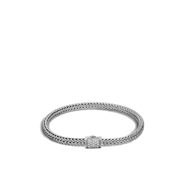Silver XS Classic Chain Clasp Bracelet