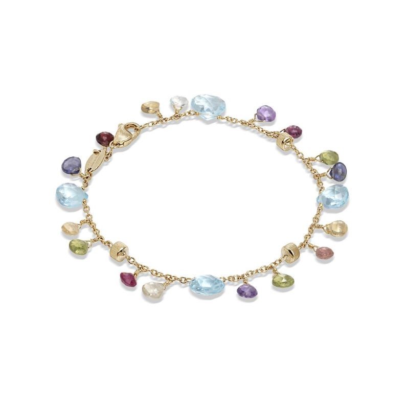 18k Yellow Gold Paradise Mixed Gemstone Bracelet