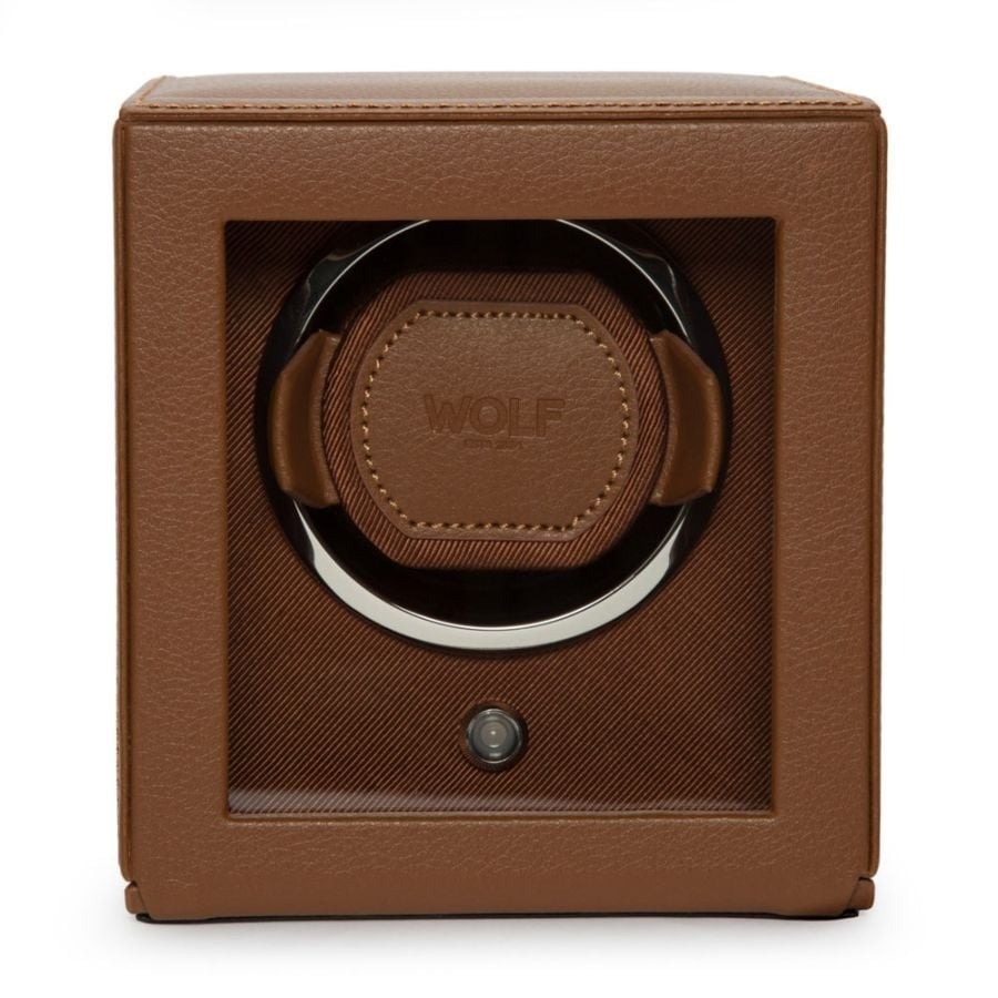Cognac Cub Single Watch Winder