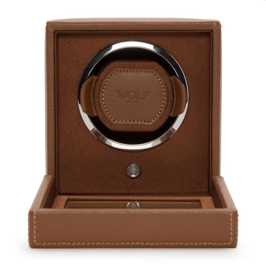 Cognac Cub Single Watch Winder