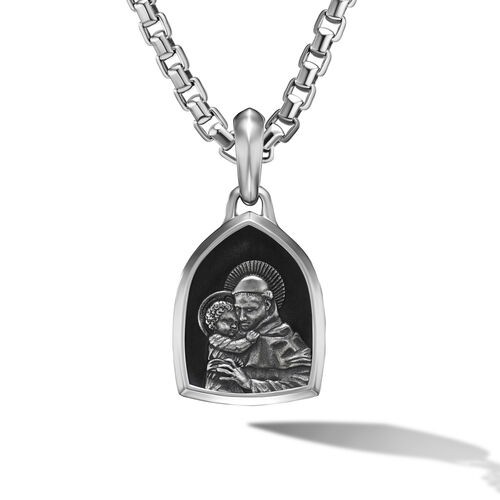St. Anthony Amulet in Sterling Silver