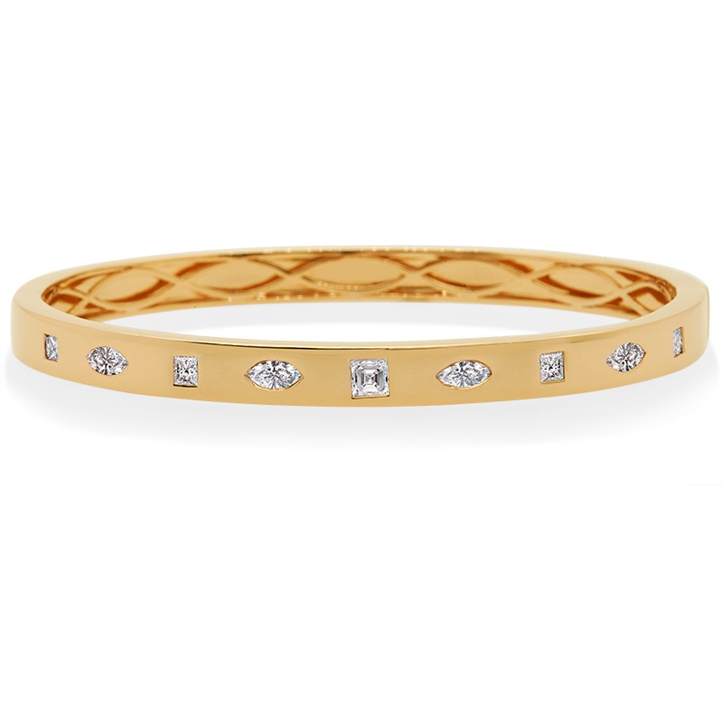 18k Yellow Gold Diamond Bracelet