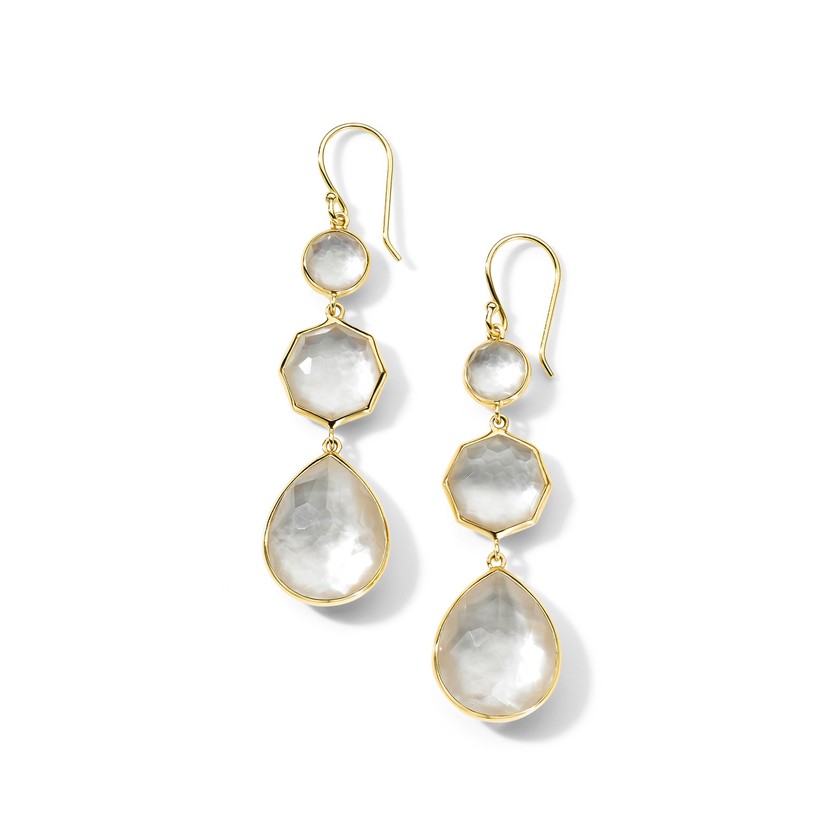 Small Crazy 8's Earrings in 18K Gold