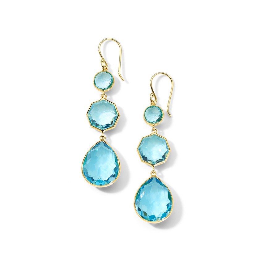 Small Crazy 8's Earrings in 18K Gold