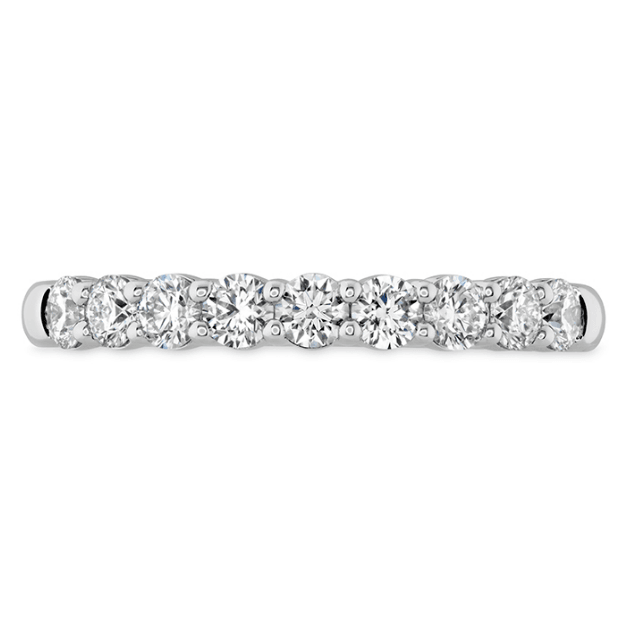 18k White Gold Signature 9 Stone Wedding Band