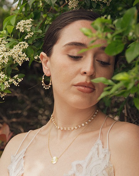 model with jewelry