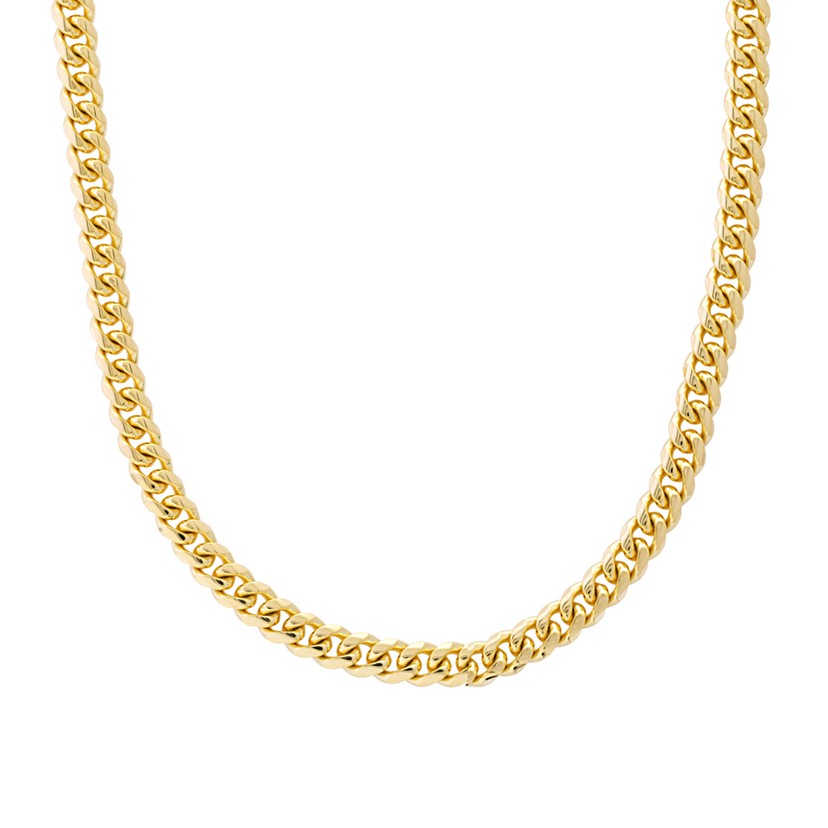 14k Yellow Gold Miami Cuban Chain
