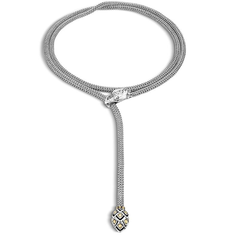 Sterling Silver Naga Dragon Necklace