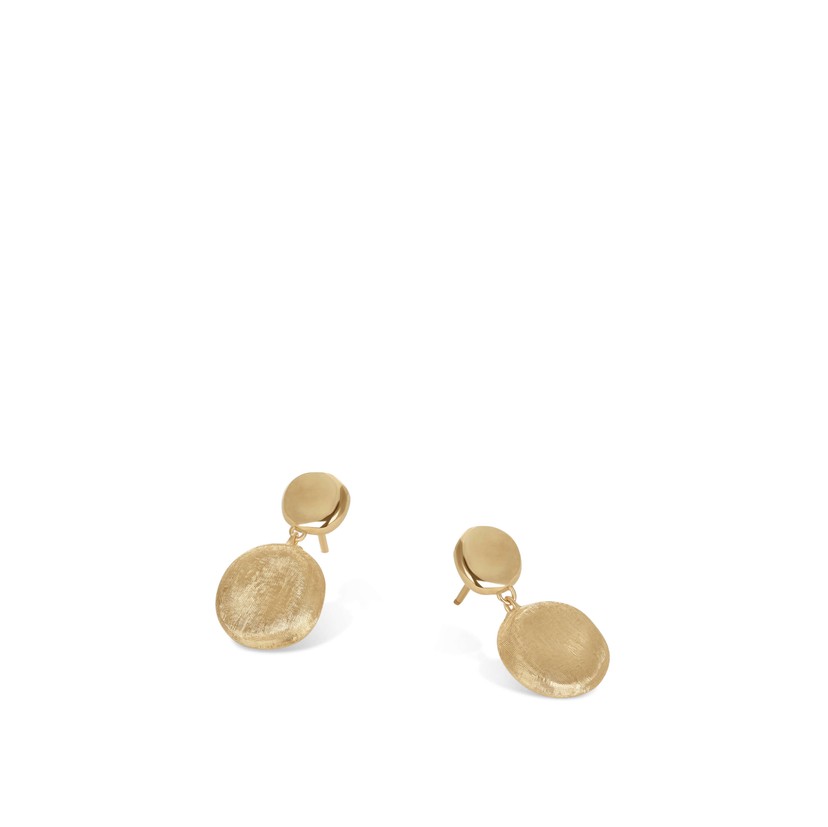 18k Yellow Gold Jaipur Drop Earrings