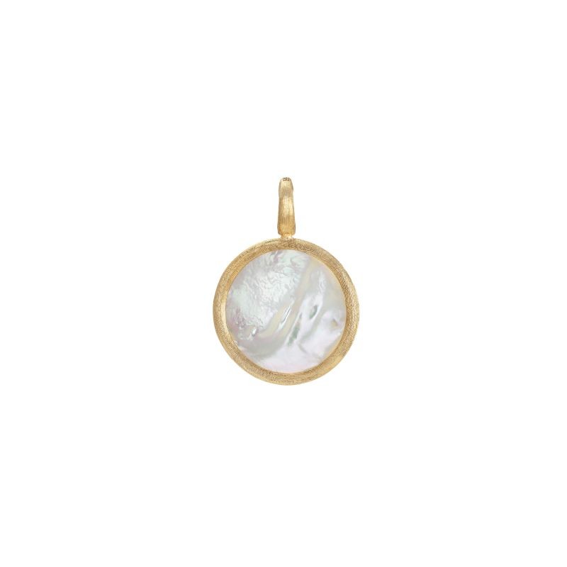 18k Yellow Gold Jaipur Mother of Pearl Pendant