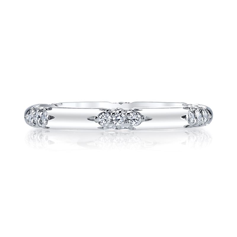 Platinum Diamond Lace Band