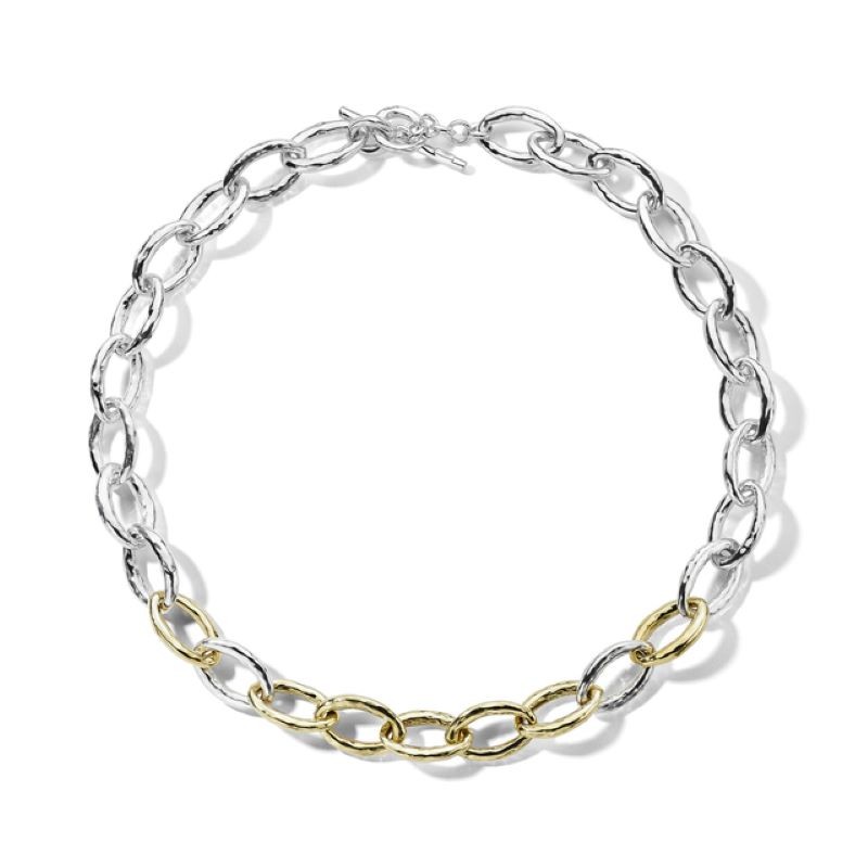 Sterling Silver Chimera Chain Toggle Necklace