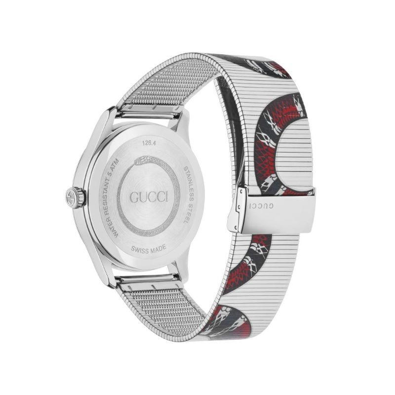 G Timeless Stainless Steel King Snake Watch