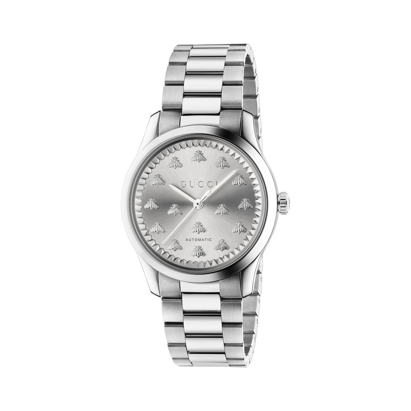 G-Timeless Silver Multi-Bee Watch