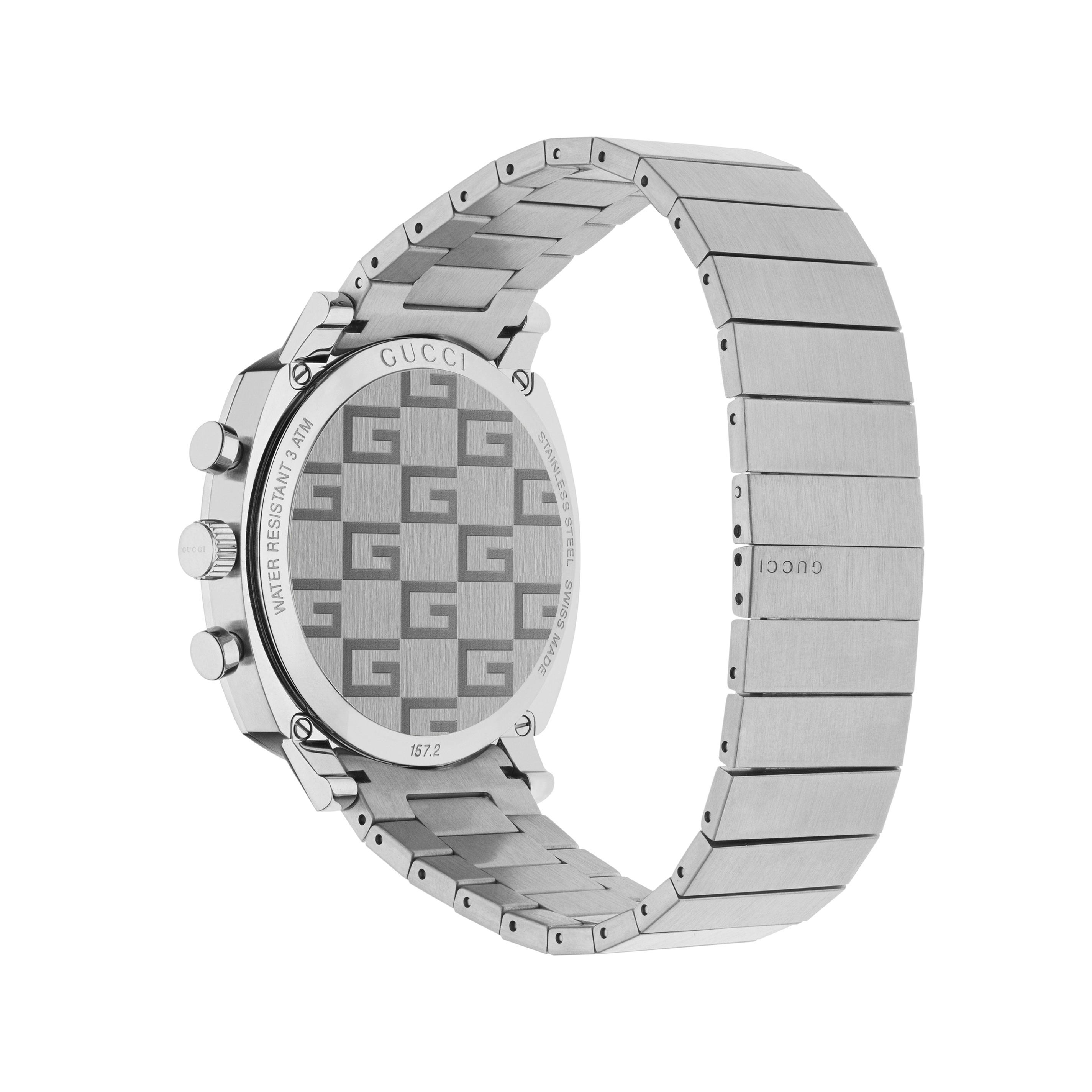 Grip Series Silver Dial Stainless Steel Men's Watch