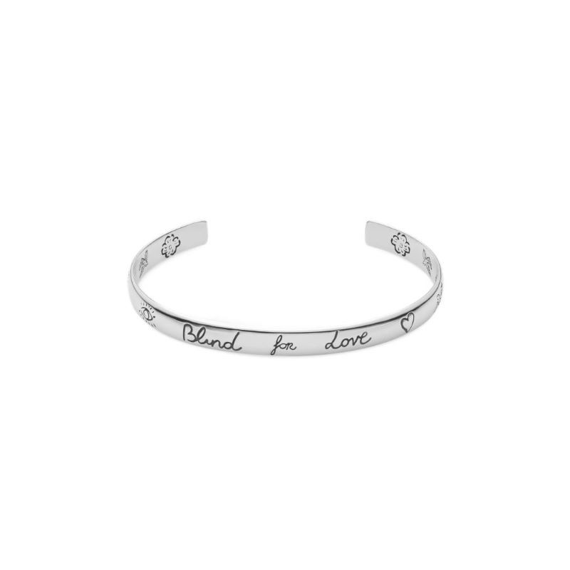 Sterling Silver Aureco Blind For Love Bangle