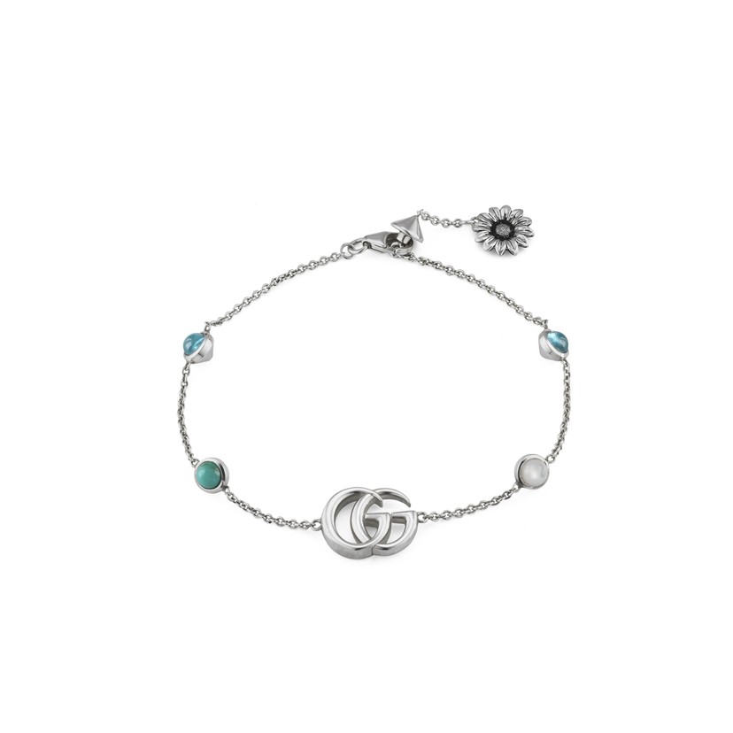 Double G mother of pearl bracelet