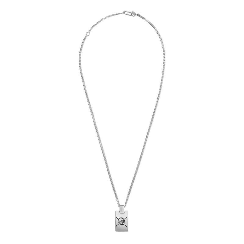 Sterling Silver Aureco Black Ghost Necklace