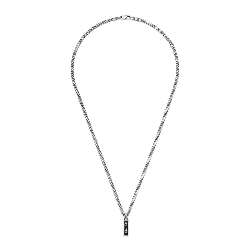 Necklace with Enamel Pendant