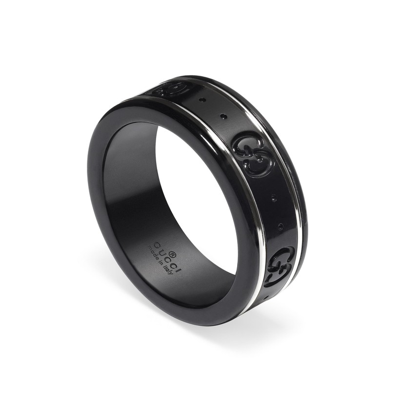 Gucci Icon Thin Band in White Gold