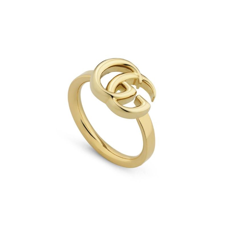 18k Yellow Gold Running G Ring