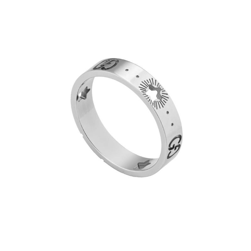 18k Yellow Gold Icon GG Star Ring