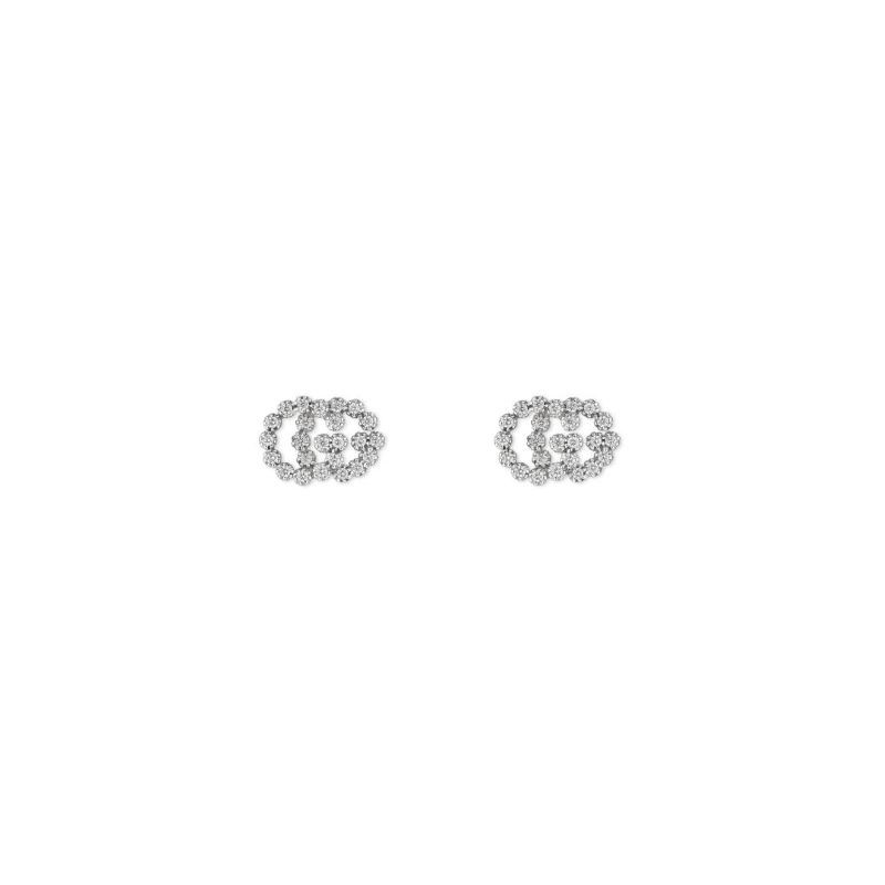 Running G Diamond Stud Earrings
