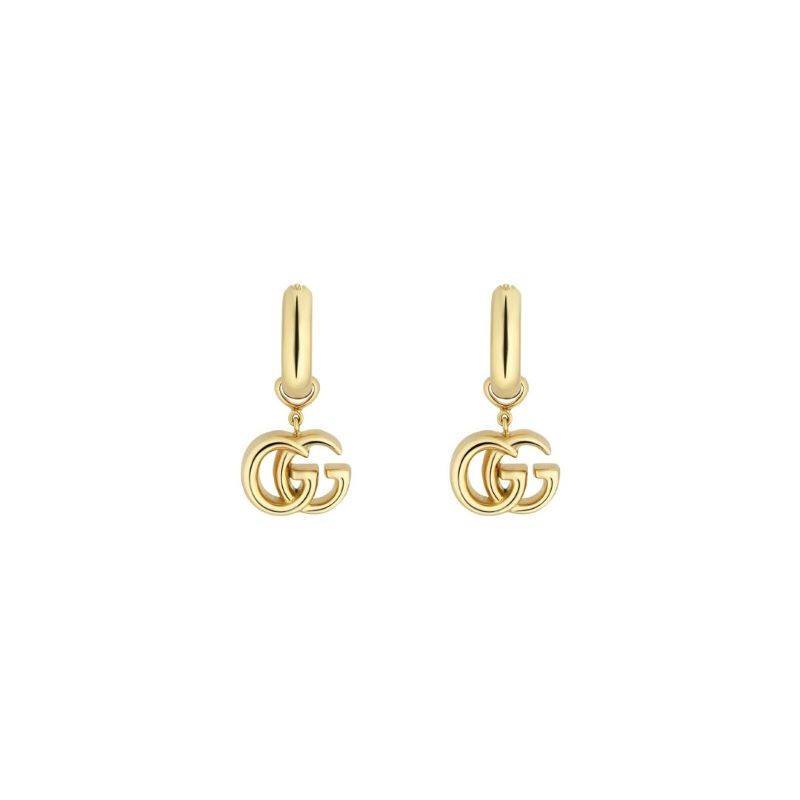 GG Running Yellow Gold Earrings