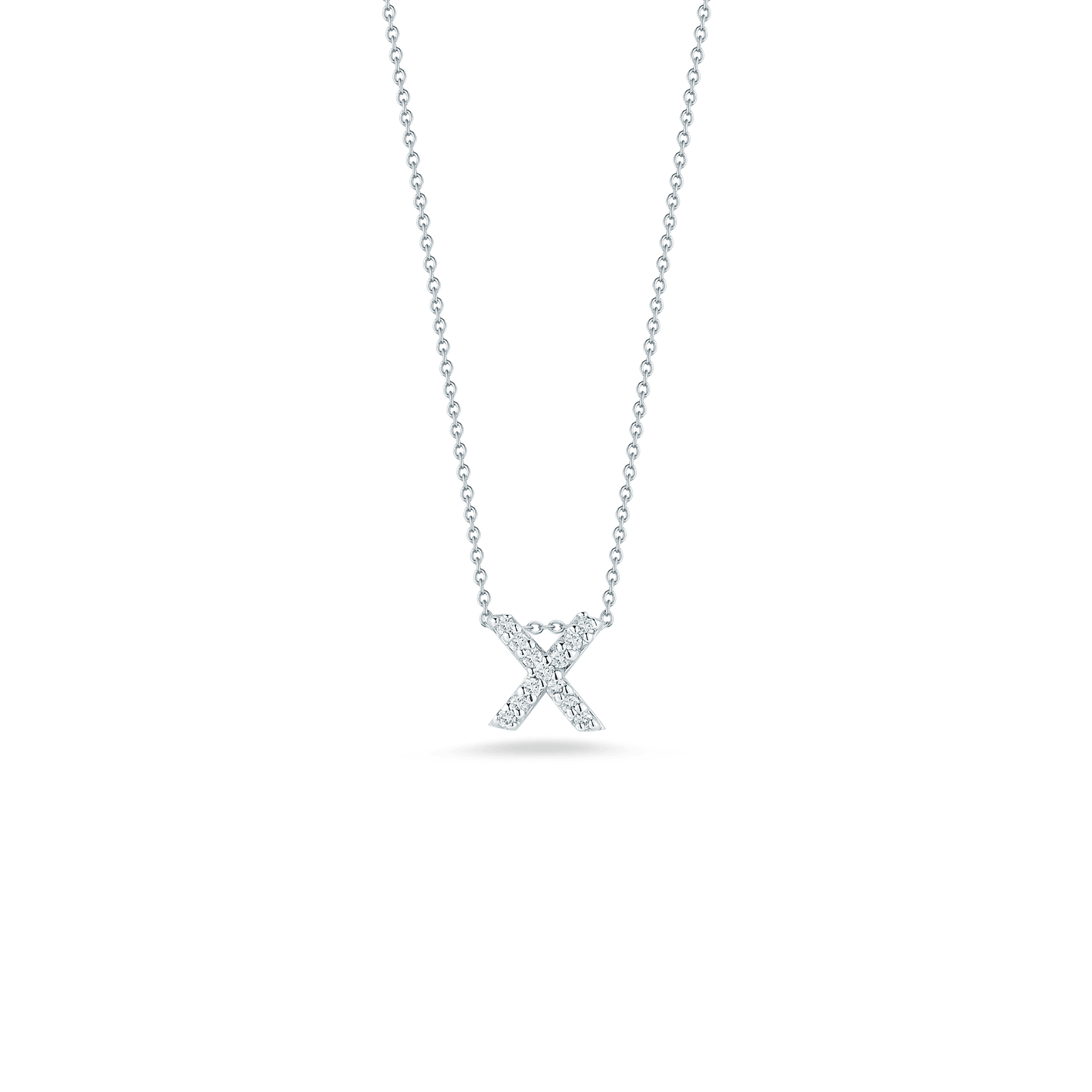 Love Letter 'X' Pendant with Diamonds