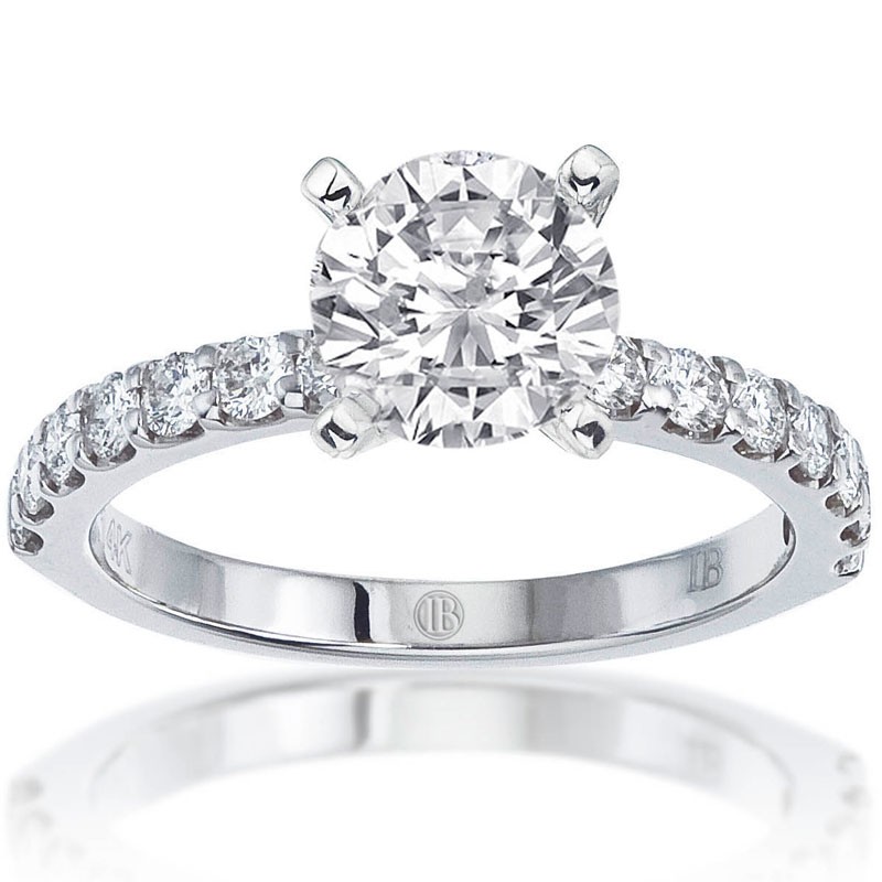 White Gold Engagement Ring Mounting