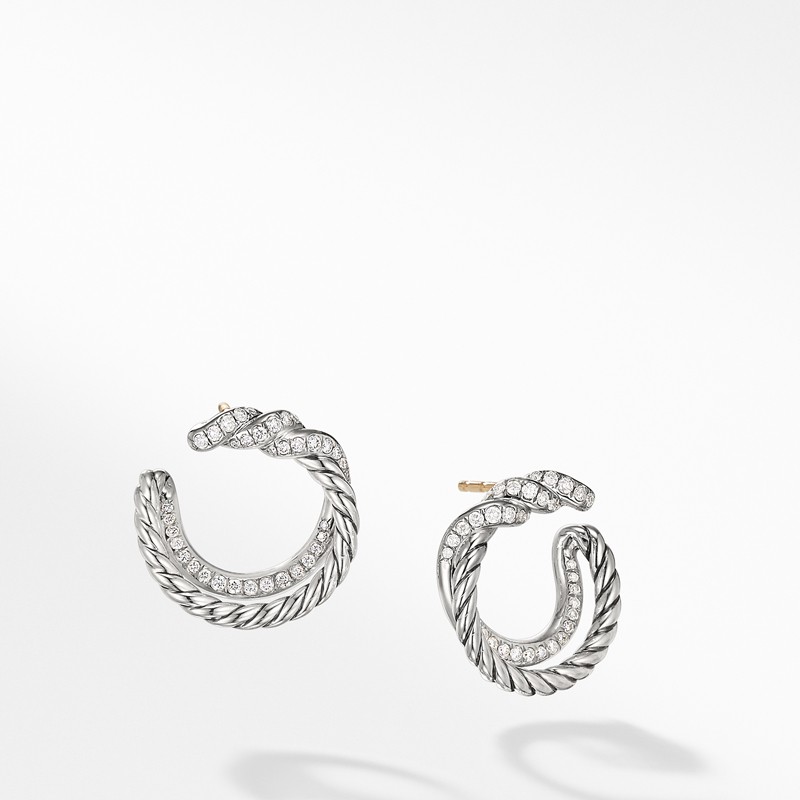 Continuance® Hoop Earrings with Diamonds