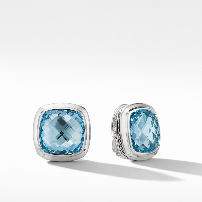 Albion® Stud Earrings with Blue Topaz
