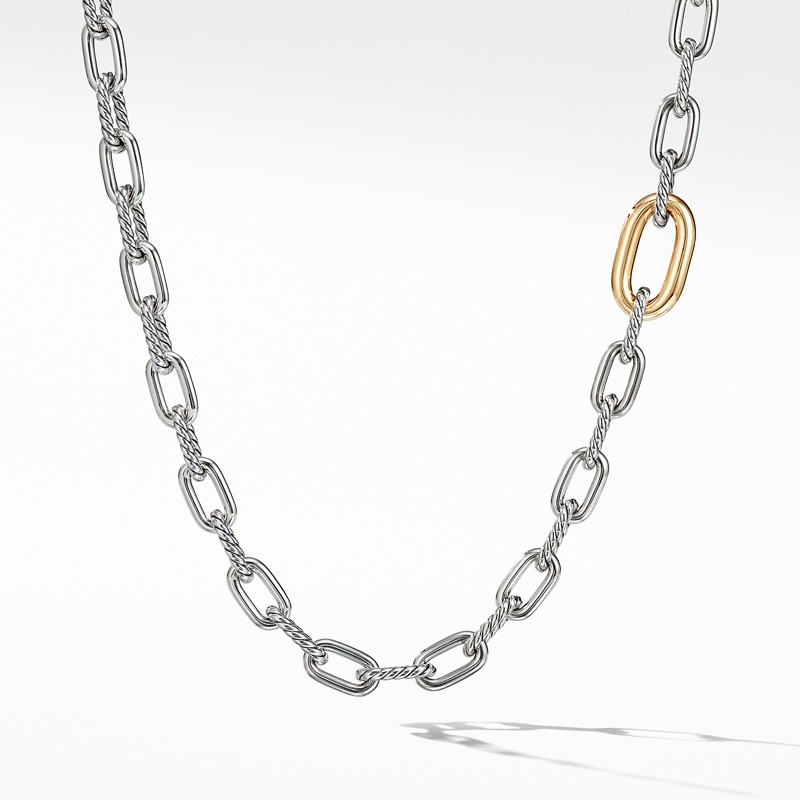 DY Madison® Convertible Chain Link Necklace with 18K Yellow Gold