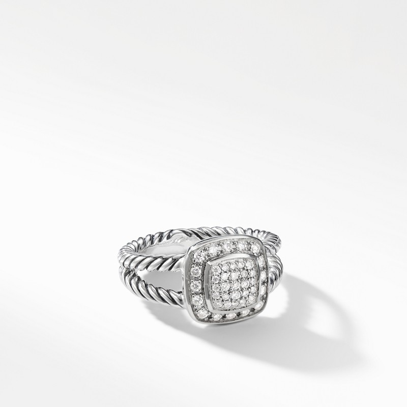 Petite Albion® Ring with Diamonds