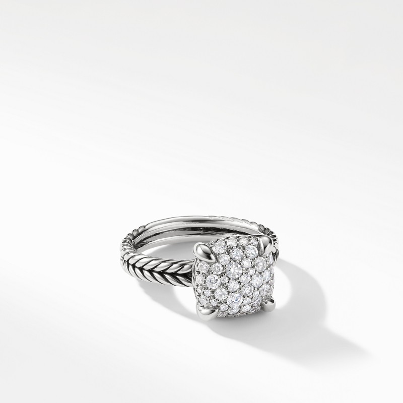 Châtelaine Ring with Diamonds